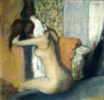 DEGAS Edgar (Hilaire Germain Edgar de)｜浴後、うなじを拭く女