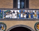 DELLA ROBBIA Giovanni｜七つの善行：飢えた人に食べ物を与える事