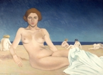 VALLOTTON Felix｜海岸での日光浴