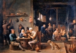 TENIERS David 'The Younger'｜旅籠でのトランプの勝頁