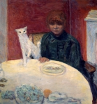 BONNARD Pierre｜猫と女性