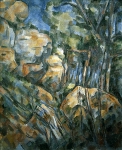 CEZANNE Paul｜シャトー・ノワールの下の洞窟近くの岩山