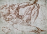 MICHELANGELO Buonarroti｜『アダムの創造』の習作