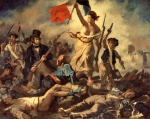 DELACROIX Eugene｜民衆を率いる自由の女神、1830年7月28日