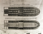 ｜イギリスで建造した奴隷輸送船「ブルックス号」の図面
