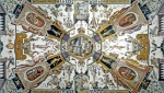 ｜ウフィツィ美術館の第1回廊のグロテスク様式の天井
