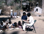 ｜アブー山の林間学校で勉強する子供達