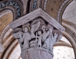 ｜サン・ピエール聖堂の内陣の柱頭「羊飼いへの聖告」