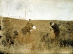 \n｜助手達と水質試験のための水を取るコッホ、1905年