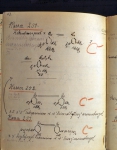 ｜エールリヒの化学上の下調べをした自筆ノート